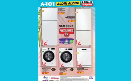 A101 Samsung buzdolabı çamaşır makinesi ve bulaşık makinesi satışa sunulacak