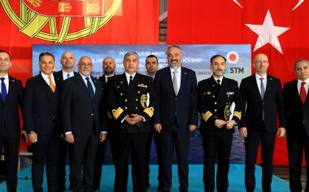 STM Ana Yükleniciliğinde Portekiz’in Denizde İkmal ve Lojistik Destek Gemilerinin Sac Kesimi Yapıldı